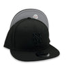 Mets Basic 9FIFTY New Era Snapback Black on Black Hat