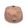 Miami Beach Flamingos New Era 59FIFTY New Era Blush & Light Navy Fitted Hat Grey Bottom