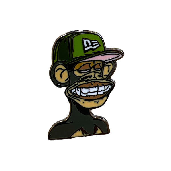 Monkey Cap NFT Pin from USA Cap King™