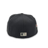 Montreal Expos Club New Era 59FIFTY Graphite Hat Pink Bottom