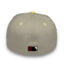 NYC KWS Mets New Era 59FIFTY Stone & Graphite Hat H Red Botton