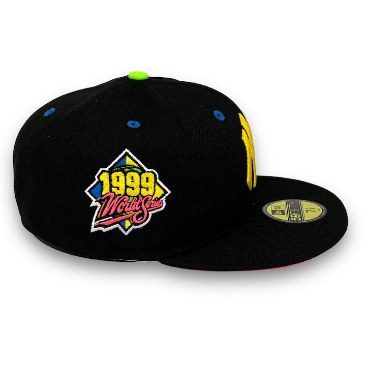 Pink New York Yankees Heart Red Bottom 1999 World Series Side Patch New Era  59Fifty Fitted