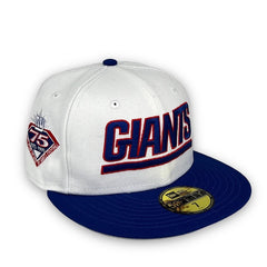 NY Giants 25th Anni. 59FIFTY New Era Red Fitted Hat Grey Bottom – USA CAP  KING