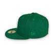 NY Mets 40th Anniversary New Era 59FIFTY Green Hat Orange bottom