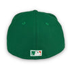 NY Mets 40th Anniversary New Era 59FIFTY Green Hat Orange bottom