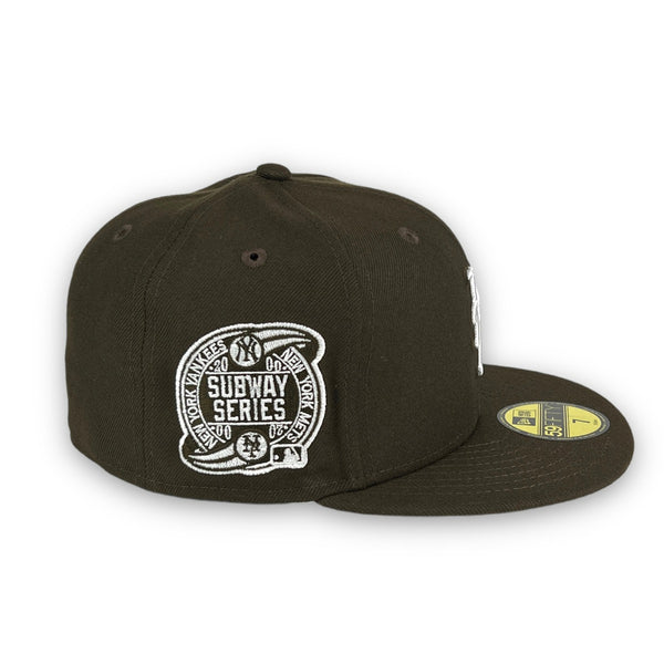 NY Mets '00 Subway Series New Era 59FIFTY Walnut Hat Grey bottom