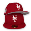 NY Mets '13 All Star Game New Era 59FIFTY Red Hat Grey bottom
