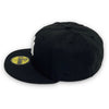 NY Yankees 1999 WS 59FIFTY New Era Black Hat Pink Bottom