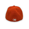 NY Yankees Basic New Era 59FIFTY Orange Fitted Hat