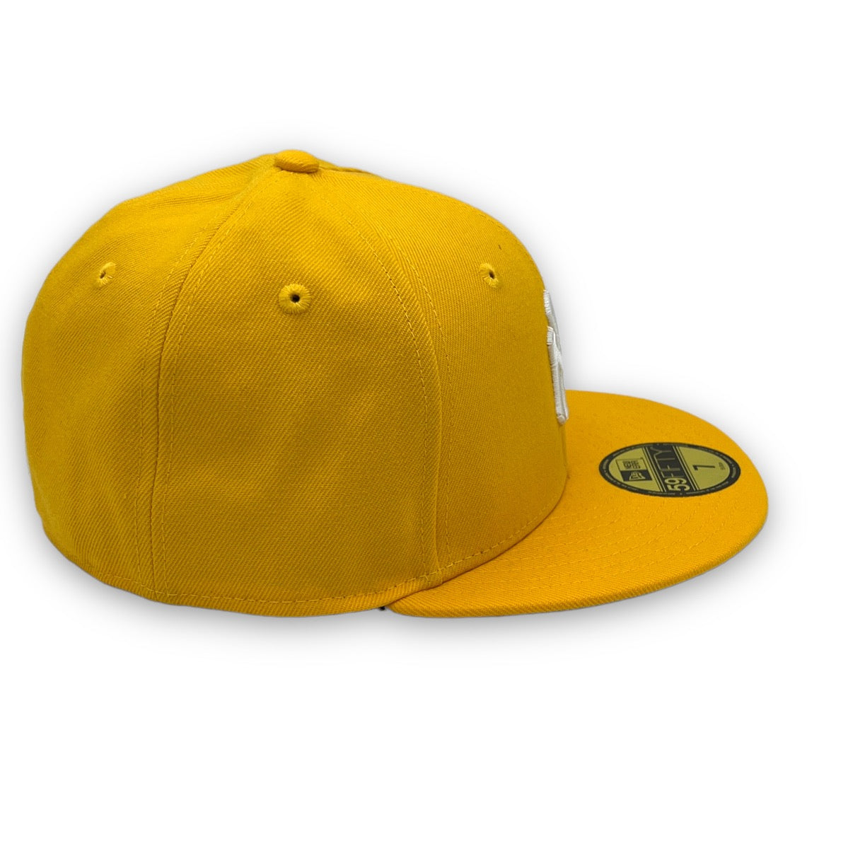 NY Yankees Basic New Era 59FIFTY Yellow Fitted Hat – USA CAP KING