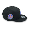 New York Mets 2013 ASG 9FIFTY New Era Black Snapback Hat Pink Bottom