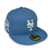 New York Mets 40th Anni. 59FIFTY New Era Fitted Sky Blue Hat Grey Bottom