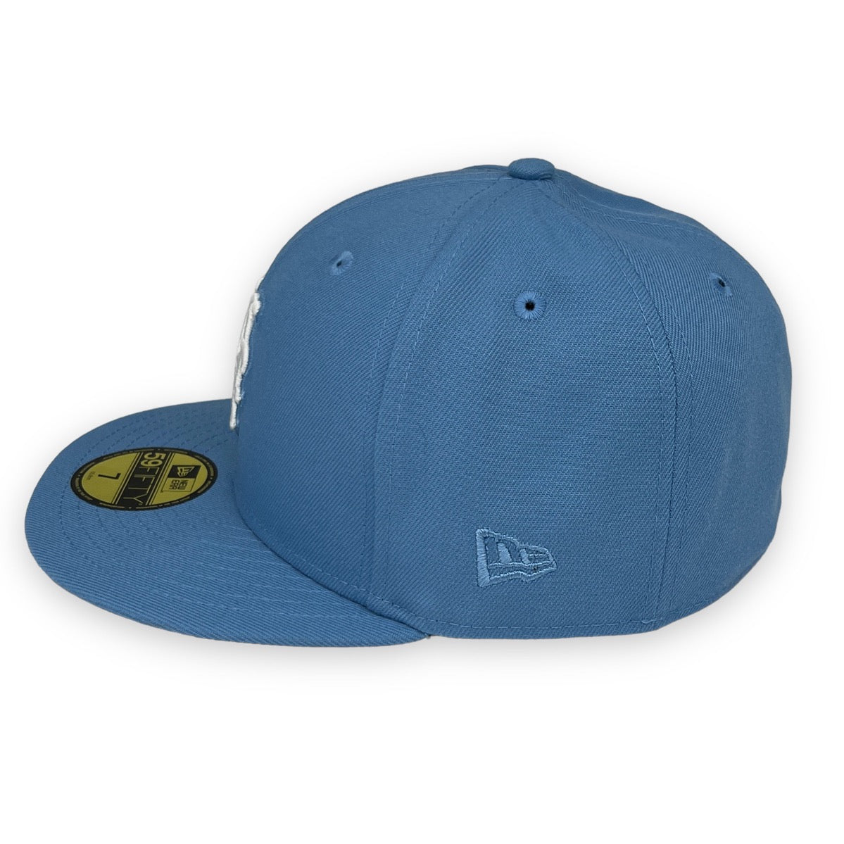 New York Baseball Hat Oceanside Blue 60th Anniversary New Era 59FIFTY Fitted Oceanside Blue / Snow White / 8