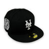 New York Mets Subway Series 59FIFTY Black Hat Gray Bottom