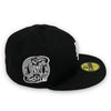 New York Mets Subway Series 59FIFTY Black Hat Gray Bottom