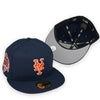 New York Mets 60th Anni. 59FIFTY New Era Fitted Oceanside Hat Grey Bottom