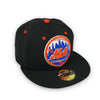 New York Mets Basic 59FIFTY Black Hat Gray Bottom