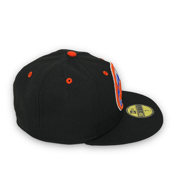 New York Mets Basic 59FIFTY Black Hat Gray Bottom
