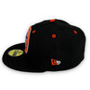 New York Mets Basic 59FIFTY Black Hat Gray Bottom