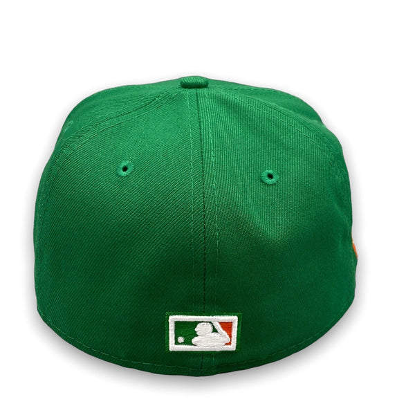 New York Mets Final Season New Era 59FIFTY Kelly Green Fitted Hat