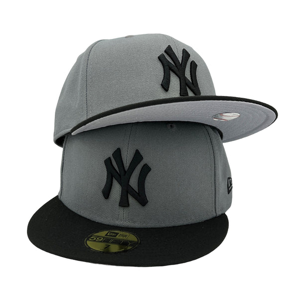 New York Yankees Basic 59FIFTY New Era Gray & Black Hat