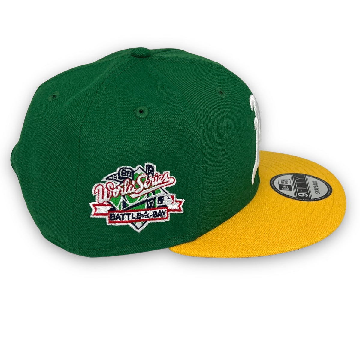 Oakland Athletics New Era Heritage Band Trucker 9FIFTY Snapback Hat - Kelly  Green