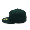 Oakland Athletics Authentic Collection 59FIFTY New Era Dark Green Hat