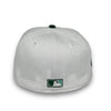 Opening Day Mets New Era 59FIFTY White & Emerald Green Hat Snow Gray Botton