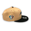 Orlando Magics 9FIFTY New Era Snapback Peach & Black Hat Teal Bottom
