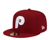 Philadelphia Phillies 80 WS New Era 59FIFTY Cardinal Fitted Hat