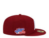 Philadelphia Phillies 80 WS New Era 59FIFTY Cardinal Fitted Hat