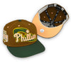Phillies 96 ASG New Era 59FIFTY Brown & Green Hat Peach Bottom