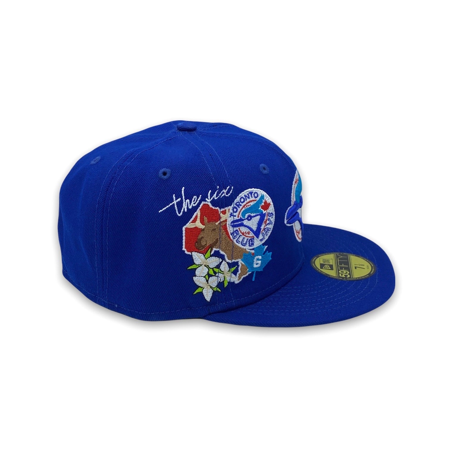 Toronto Blue Jays City Cluster Coll. New Era 59FIFTY Fitted Blue Hat – USA  CAP KING