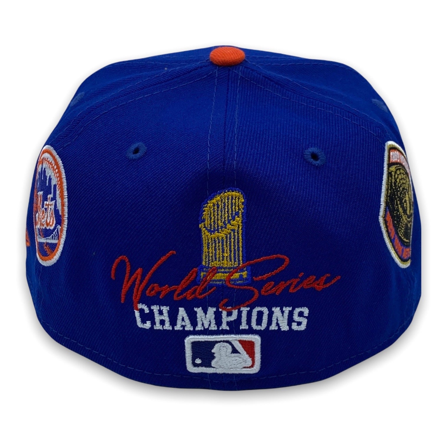 Royal Blue New York Mets 2x World Series Champions Ring New Era 59FIFTY Fitted 7 1/8