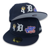Detroits Tigers Count The Rings Coll. New Era 59FIFTY Fitted Navy Hat