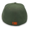 NY Yankees Basic New Era 59FIFTY Olive & Orange Fitted Hat