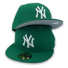 NY Yankees Basic New Era 59FIFTY Kelly Green Fitted Hat