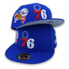Philadelphia 76ers Cluster Coll. New Era 59FIFTY Fitted Blue Hat