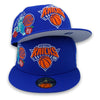NY Knicks Cluster Coll. New Era 59FIFTY Fitted Blue Hat