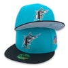 Florida Marlins 1997 World Series 59FIFTY New Era Fitted Teal & Black Hat