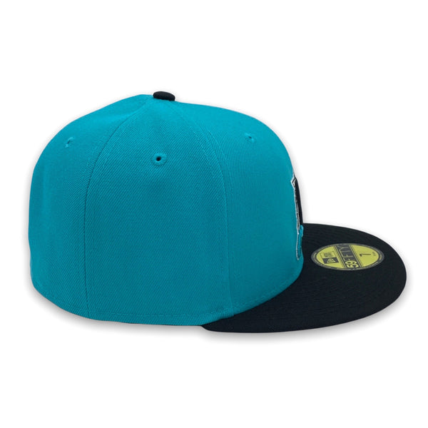 Florida Marlins 1997 World Series 59FIFTY New Era Fitted Teal & Black Hat