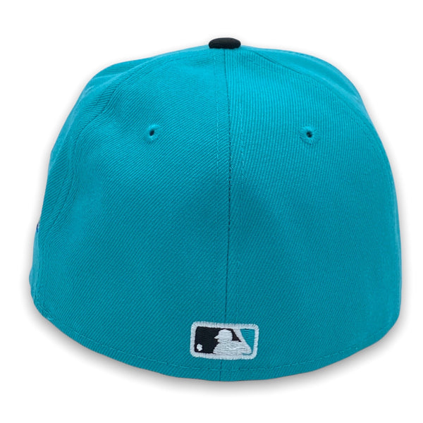 Florida Marlins 1997 World Series 59FIFTY New Era Fitted Teal & Black Hat