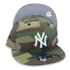 New York Yankees Basic 9FIFTY New Era Camo Snapback Hat