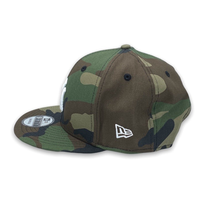 New York Yankees Basic 9FIFTY New Era Camo Snapback Hat