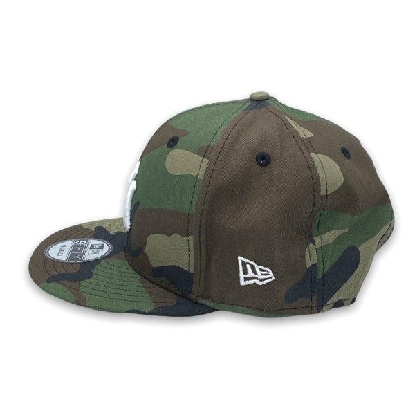 New York Yankees Basic 9FIFTY New Era Camo Snapback Hat