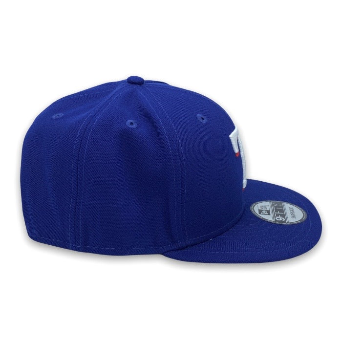 Texas Rangers Men's Blue New Era 9Fifty Snapback Hat