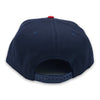 Atlanta Braves Basic 9FIFTY New Era Navy & Red Snapback Hat