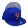 New York Mets Basic 9FIFTY New Era Blue Snapback Hat