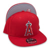 Los Angeles Angels Basic 9FIFTY New Era Red Snapback Hat