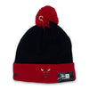 Bulls Buttons Coll. New Era NBA Sport Red & Black Knit Hat